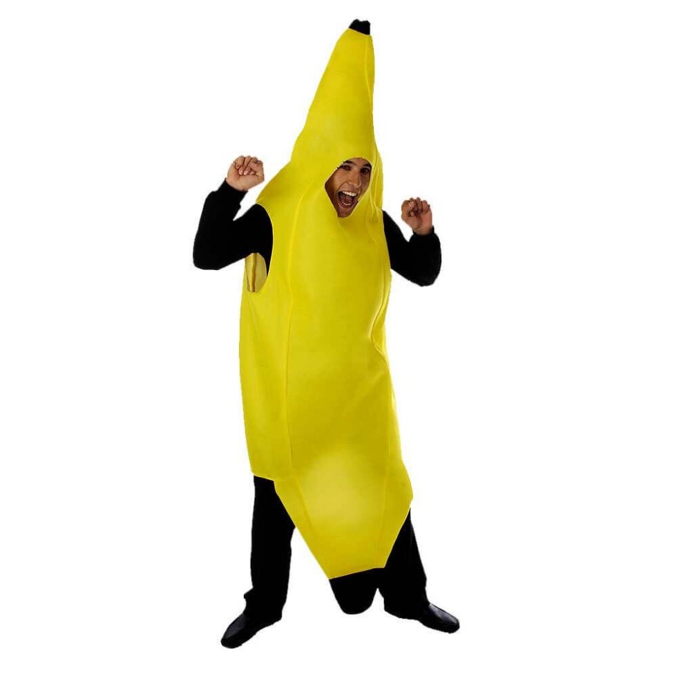 puku banaani karnevaalinaamio