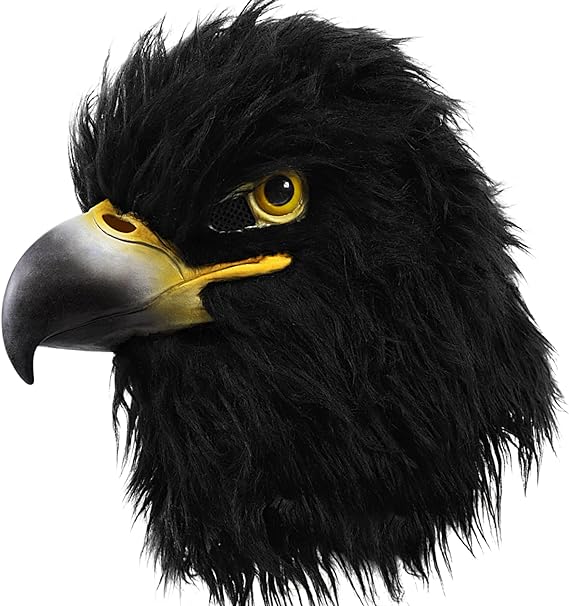black eagle silikoninaamio kasvopää