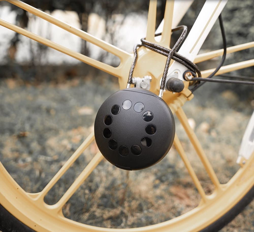 polkupyörän lukko avaimella