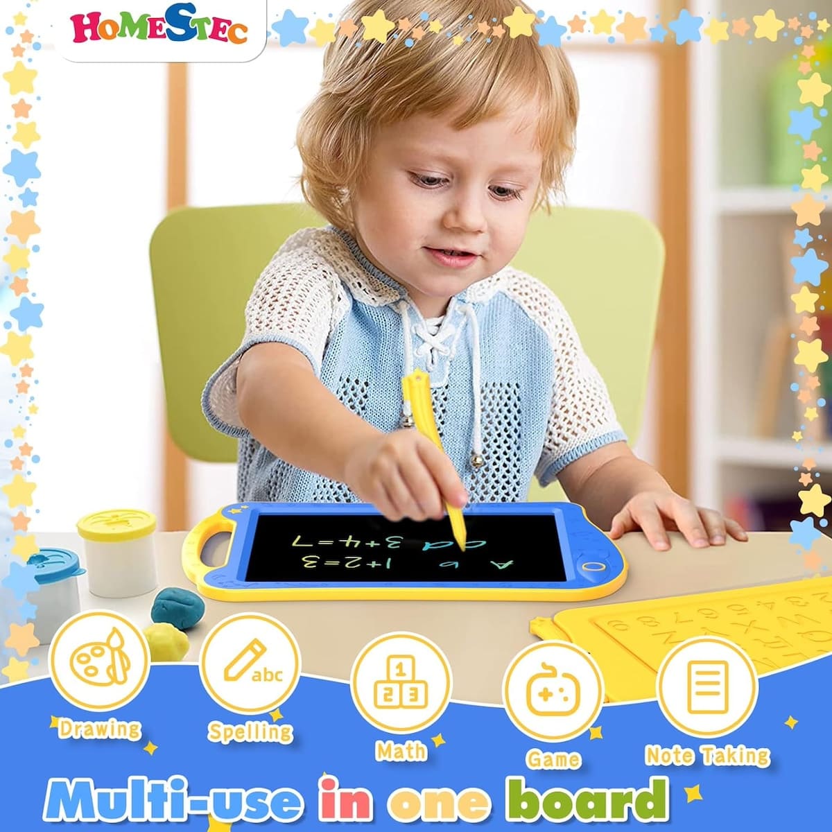 Maaginen tabletti piirtämiseen LCD-näytöllä lapsille ja lapsille