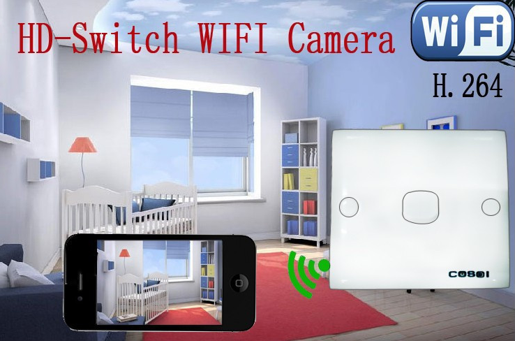 wifi-kamera valokytkimessä