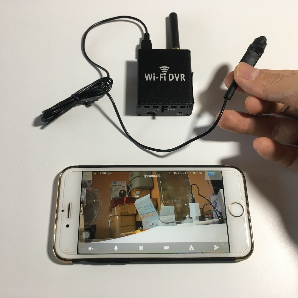 wifi pinhole ip-kameran mikro-minilinssi