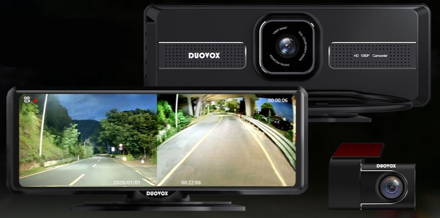 autokamera, jossa paras pimeänäkö - duovox v9
