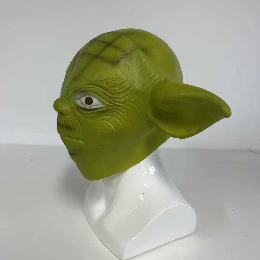 Star wars -kasvonaamio - Yoda vihreä lateksi