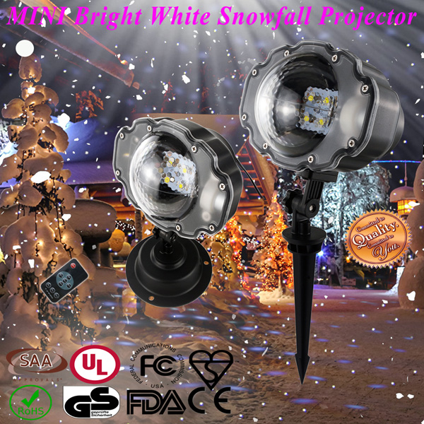 Snowflakes LED-projektori Ulko- ja sisäprojektio