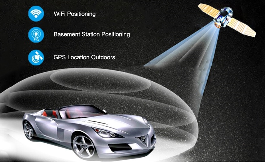 kolminkertainen paikannus GPS LBS WIFI -paikannin