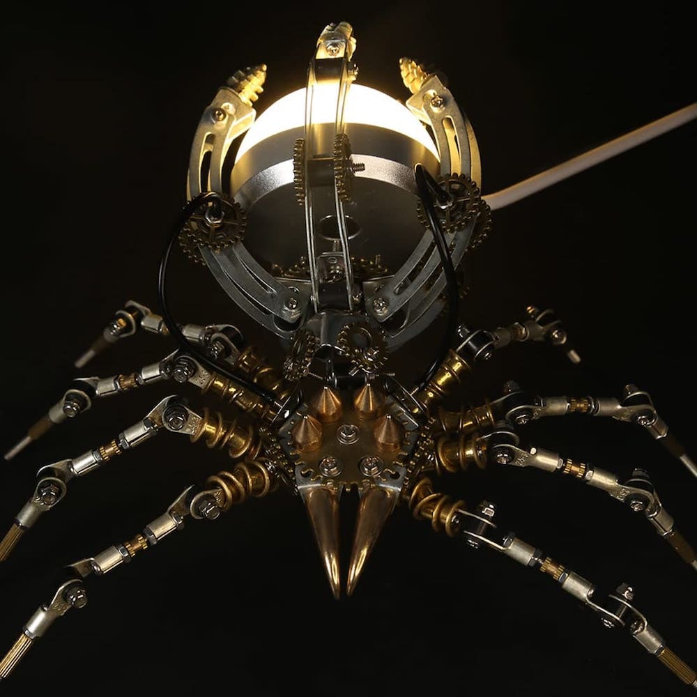 3D-malli hämähäkkipalapelin metallista