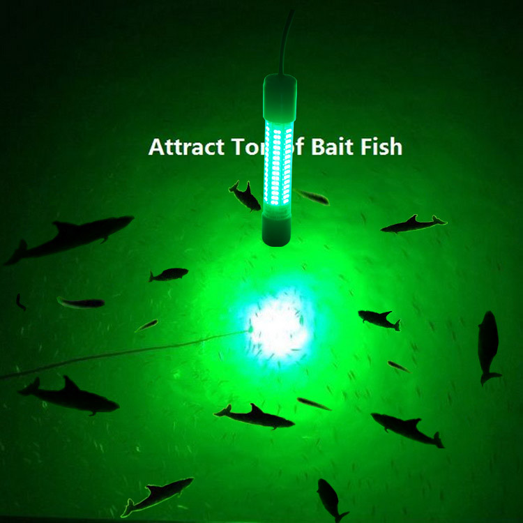 Kalastuksen vaaleanvihreä LED - ihanteellinen yökalastukseen - teho jopa 300 W
