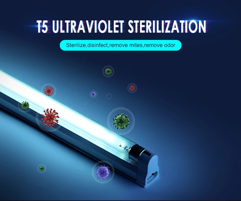bakteereja tappava putki UV-lamppu
