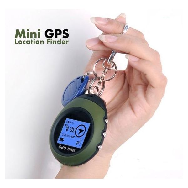 mini-gps-navigointi avainriippuvaisessa avaimenperärenkaassa